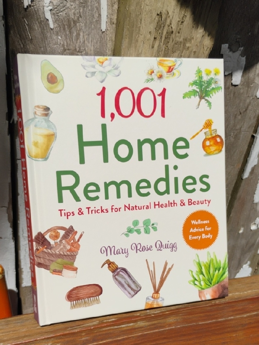 1,001 Home Remedies Book - White & Green Cover